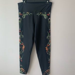 Hurley Swim Leggings Tropical Print